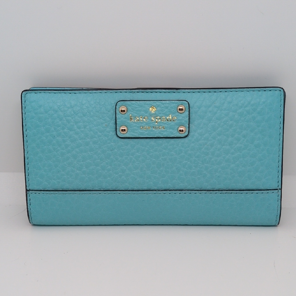 Kate Spade Blue Leather Wallet
